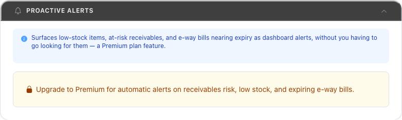 Proactive Alerts (Premium)